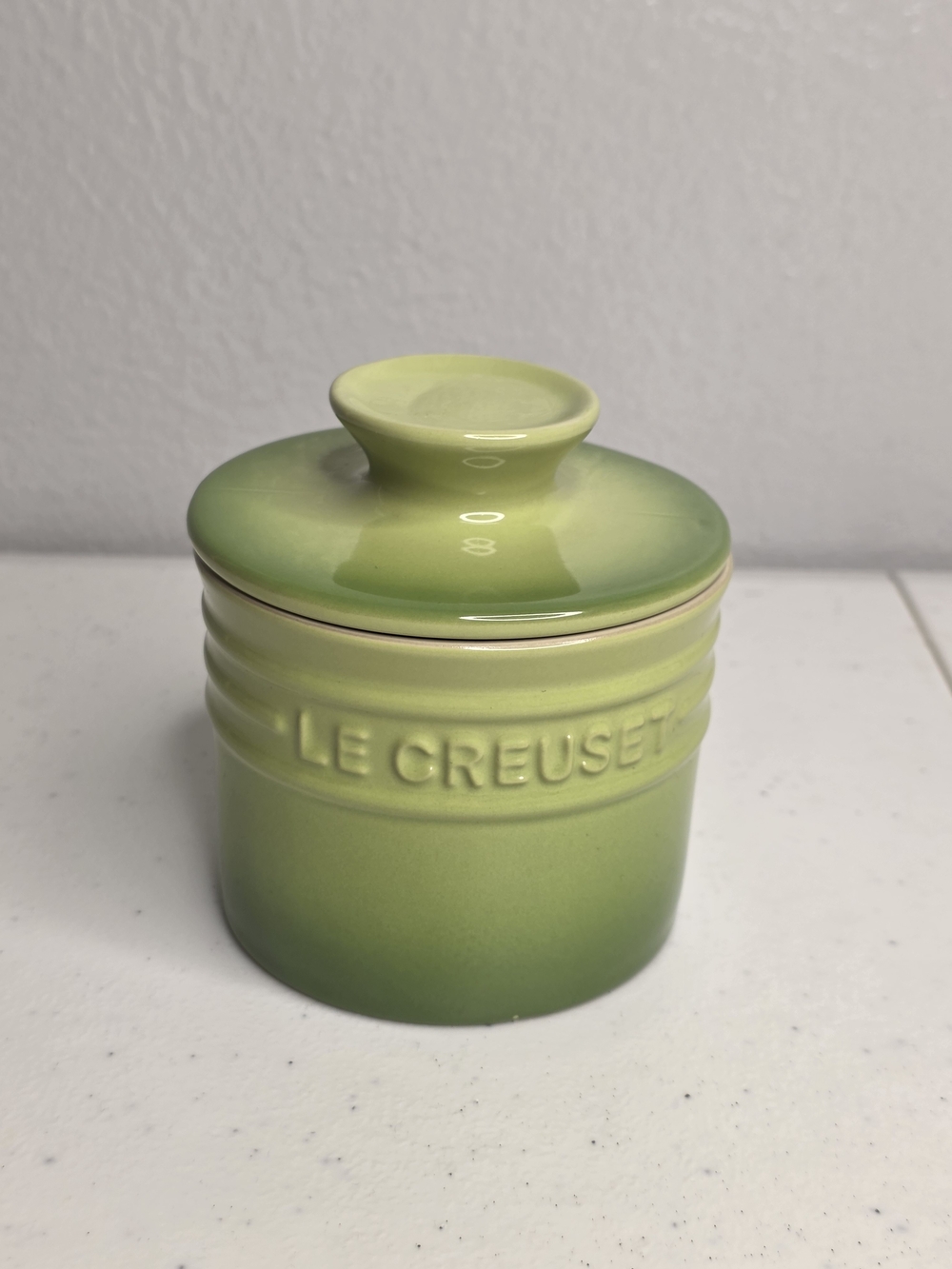 Le Creuset Butter Crock Palm Green - Discontinued RARE NWT